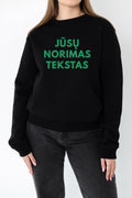 Džemperis – teksto siuvinėjimas