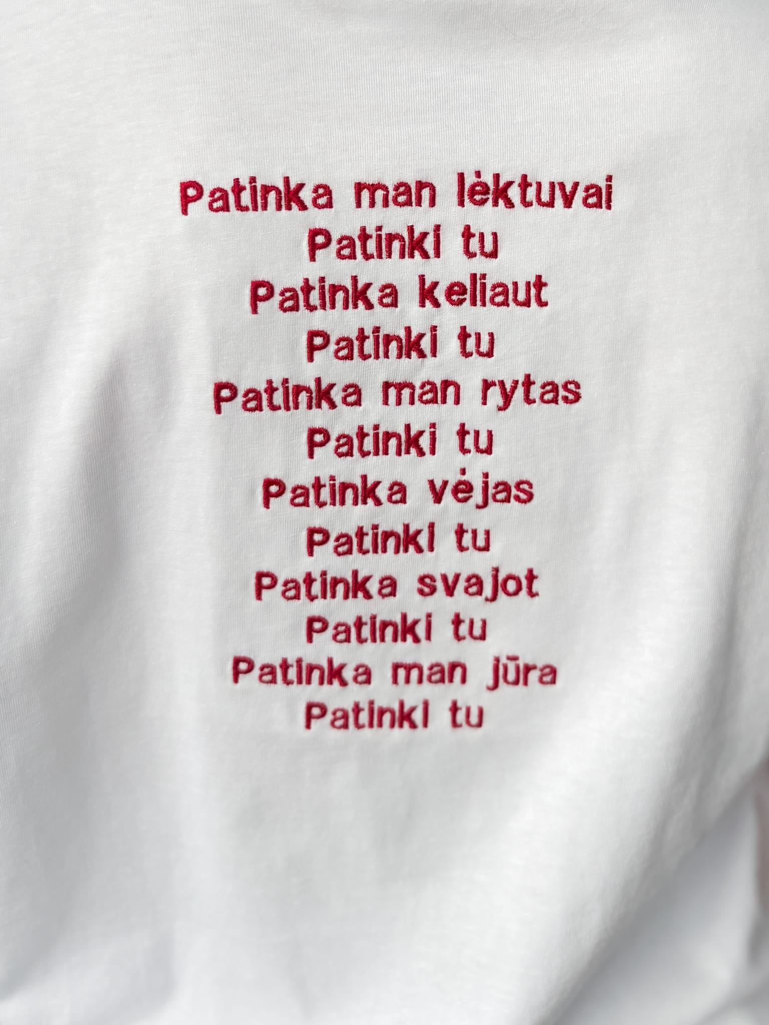 Marškinėliai - Patinki tu