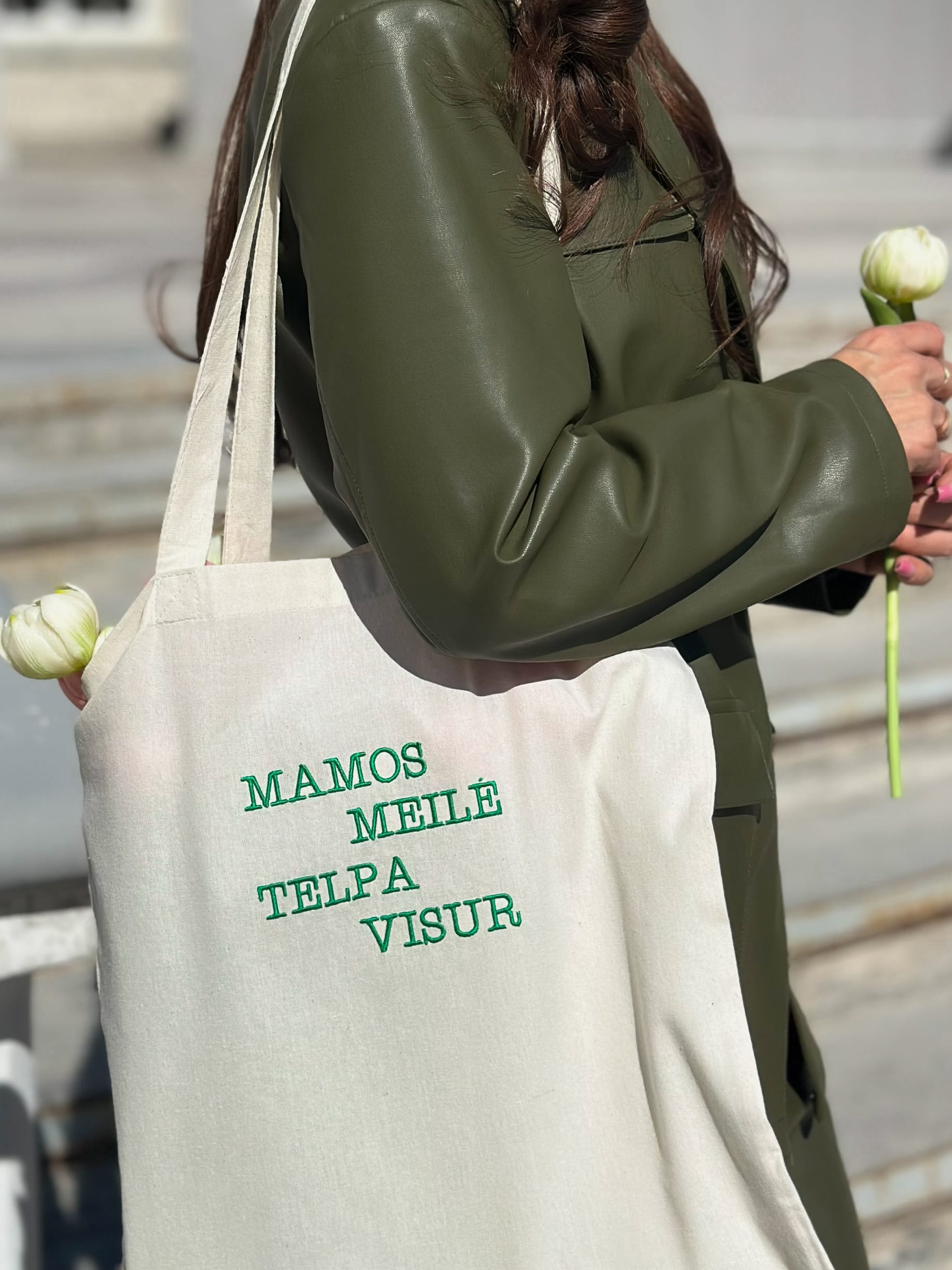 Medvilninis maišelis - MAMOS MEILĖ