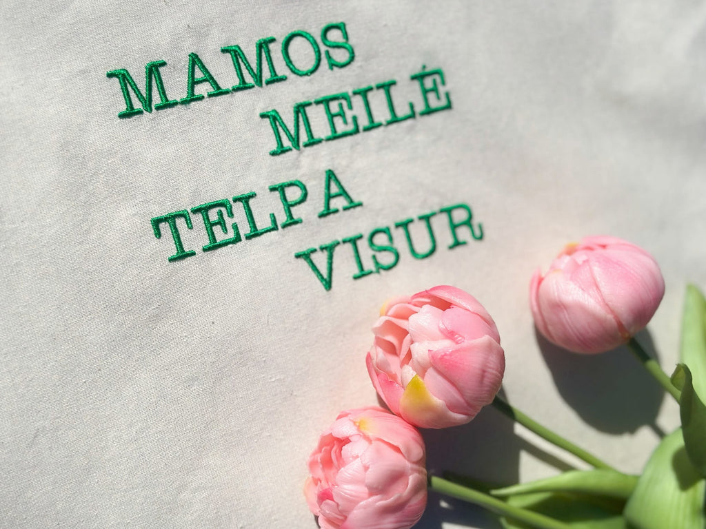 Medvilninis maišelis - MAMOS MEILĖ