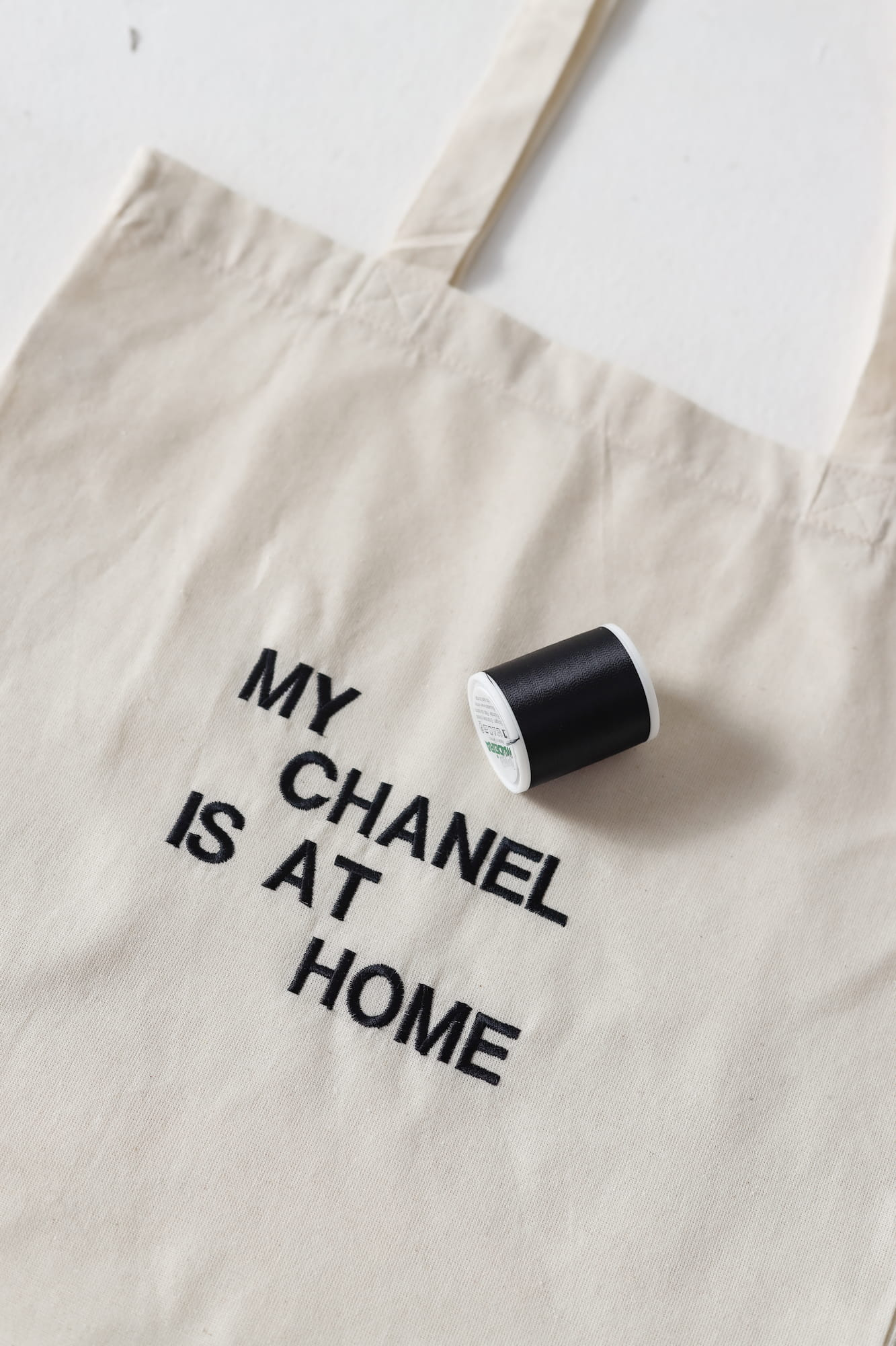 My Chanel Is At Home – medvilninis maišelis