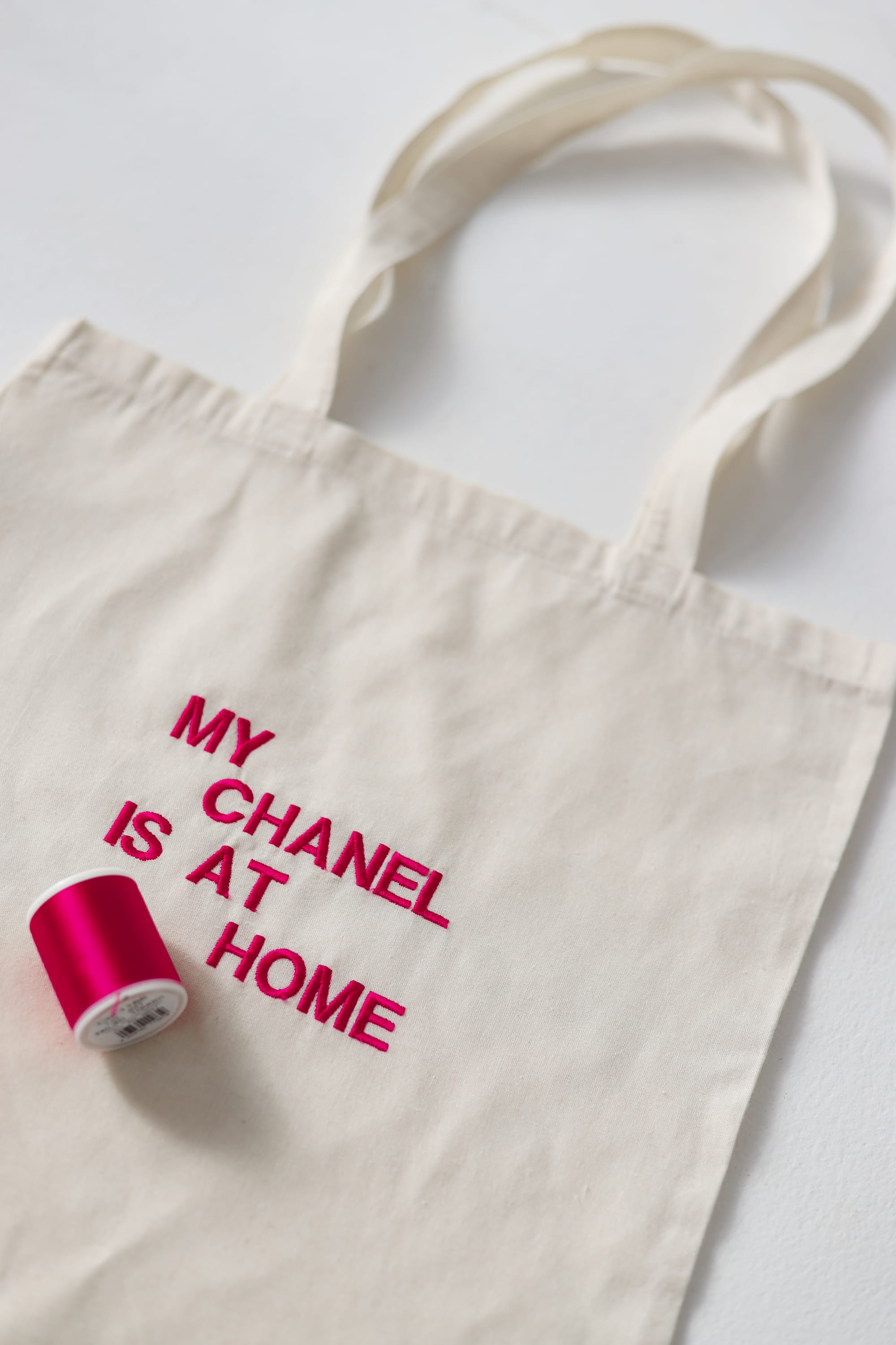 My Chanel Is At Home – medvilninis maišelis